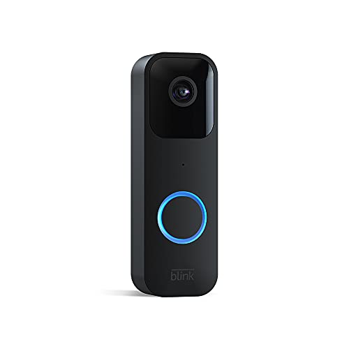 Blink Video Doorbell - Two-Way Audio, HD Video, Motion Alerts, Alexa Enabled (Black)