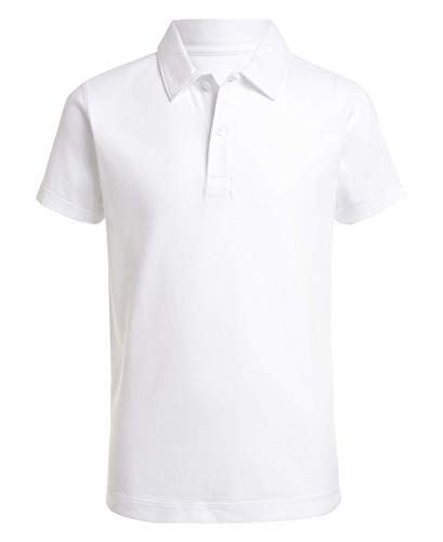 IZOD Boys' Sensory-Friendly Short Sleeve Polo Shirt