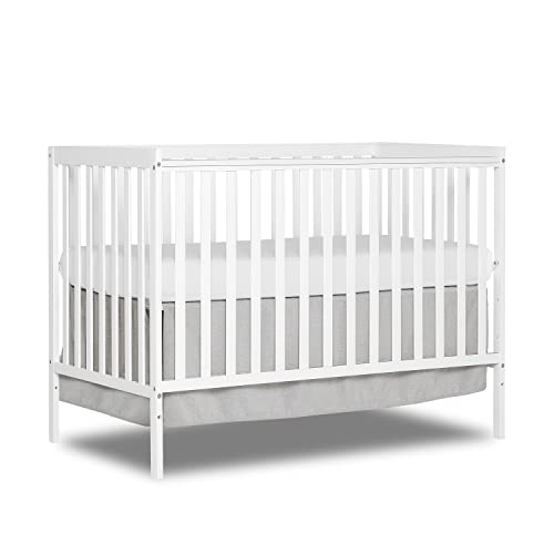 5-in-1 Convertible Crib - White