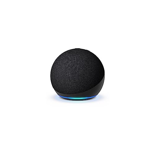 Echo Dot 5th Gen - Bigger Sound, Alexa, Charcoal