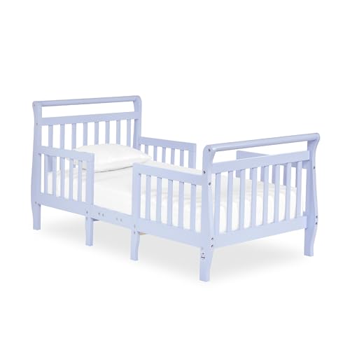 Dream On Me Emma 3-in-1 Convertible Toddler Bed in Lavender Ice