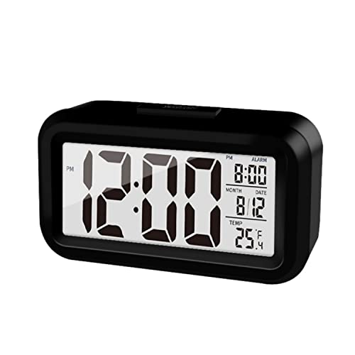 Digital Alarm Clock with LED Display and Temperature Feature
