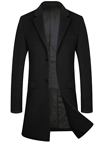 APTRO Stylish French Wool Trench Coat for Winter Business