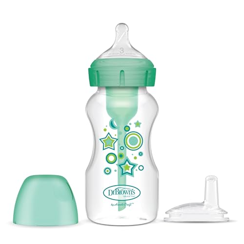 Anti-Colic Wide-Neck Sippy Bottle Starter Kit