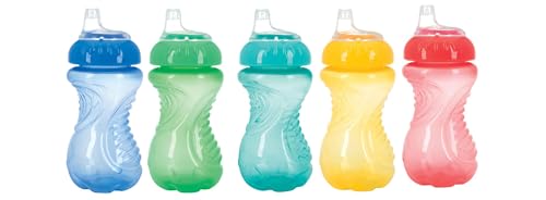 Nuby No-Spill Easy Grip Cup, 10oz, 1 Pack