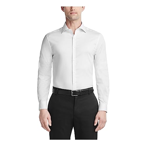 Van Heusen Men's Slim Fit Dress Shirt - Wrinkle Free Flex Collar