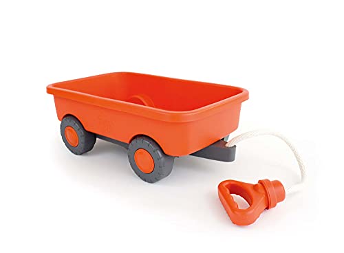 Green Toys Orange Wagon - Eco-friendly Kids Outdoor Toy