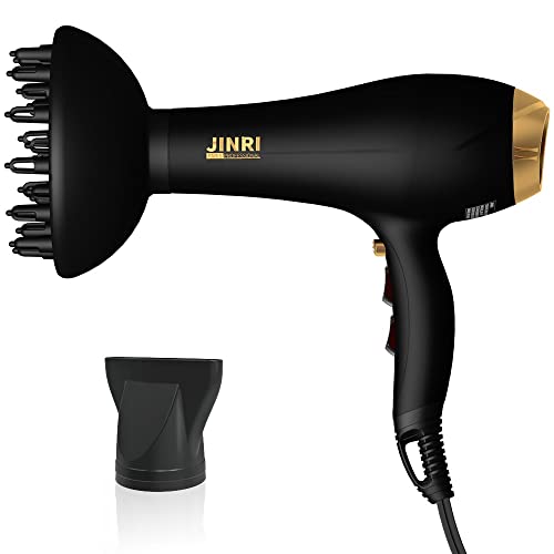 JINRI Professional Salon 2000 Watt Ceramic Hair Dryer