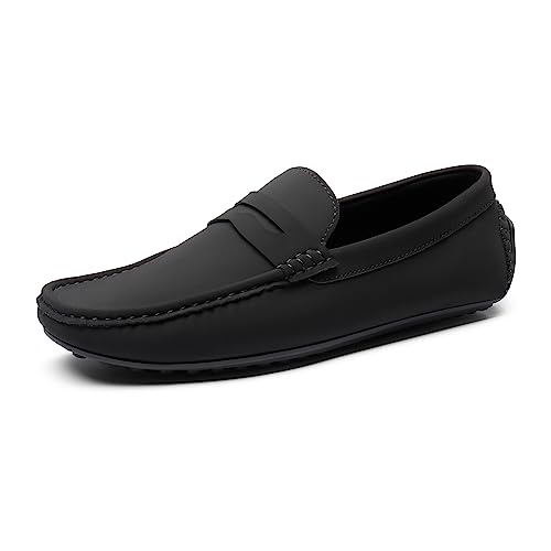 Bruno Marc Men's Suede Penny Loafers