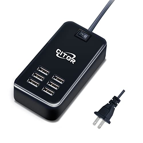 Multiport USB Charger with ON/Off Switch