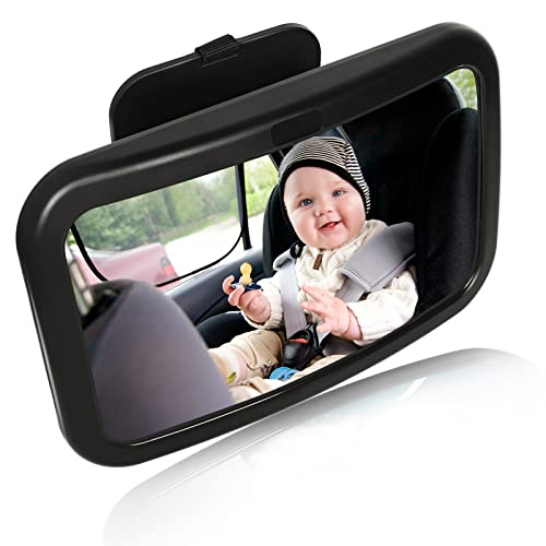 Mluchee Baby Car Mirror with Wide Clear View