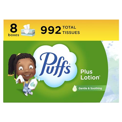 Puffs Plus Lotion Family Size Facial Tissues (4-Count)