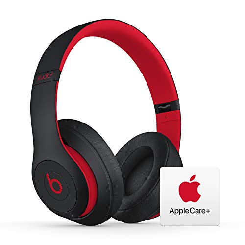 Beats Studio3 Over-Ear Wireless Noise Cancelling Headphones - Defiant Black-Red with 2 Years AppleCare+