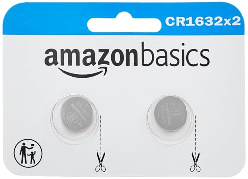 Amazon Basics CR1632 Lithium Coin Cell Battery - Pack of 2