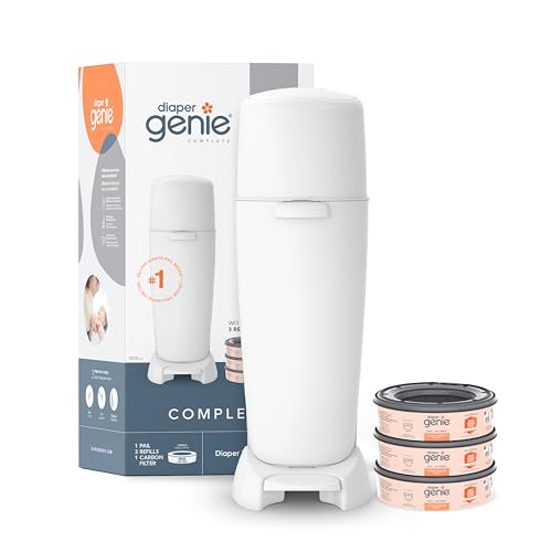 Diaper Genie Complete with Odor Control, White