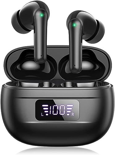Wireless Earbuds with 76H Playback and Noise Cancellation