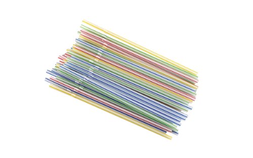 GoodCook Bendable Straws, Small, Multicolor, Pack of 50