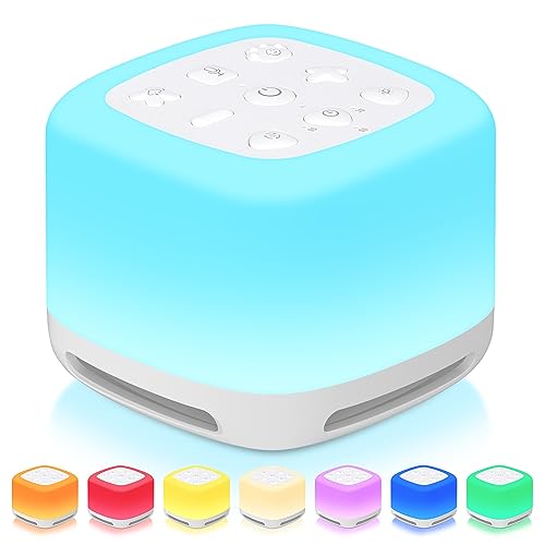 White Noise Machine with Voice Recording and Night Lights