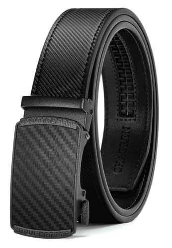 CHAOREN Leather Ratchet Belt Men - Adjustable Fit, Effortless Style (35mm)
