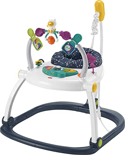 Fisher-Price Astro Kitty Baby Bouncer Jumperoo with Lights and Sounds