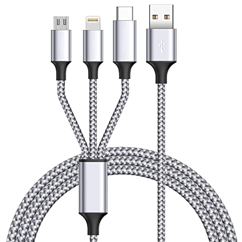 OCEEK Multi Charging Cable 3 in 1 Nylon Braided