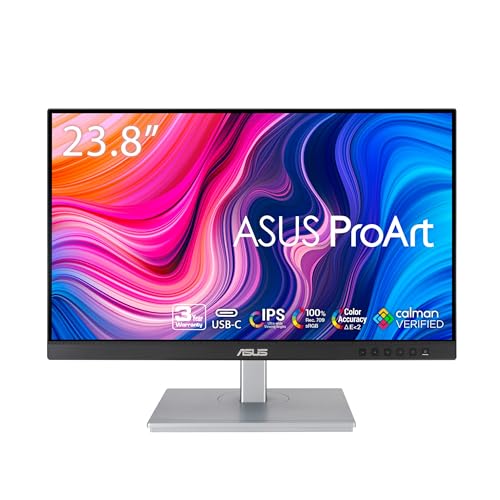 ASUS ProArt Display PA247CV 23.8" Full HD Monitor, 100% sRGB, USB-C