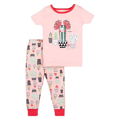 Baby Girls' Cotton Sleepwear Set (2 Piece, Footless)