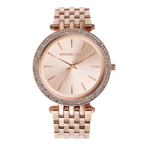 Michael Kors Darci Women's Stainless Steel and Pavé Crystal Watch