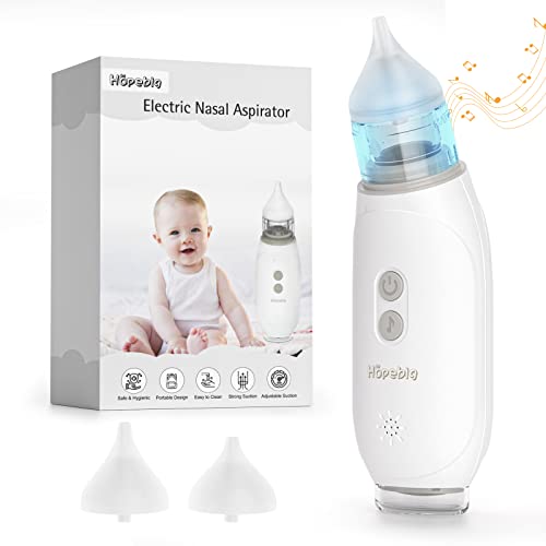 Hopebig Baby Nasal Aspirator with Adjustable Suction and Music Function