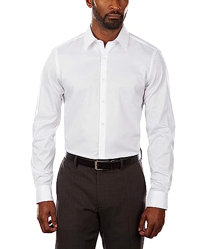 Van Heusen Men's Dress Shirt - Slim Fit Flex Collar Stretch Solid
