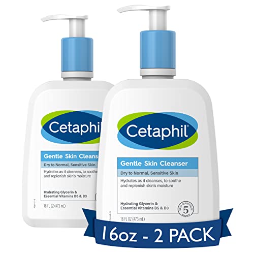 Cetaphil Face Wash, Hydrating Gentle Skin Cleanser - 2 Pack