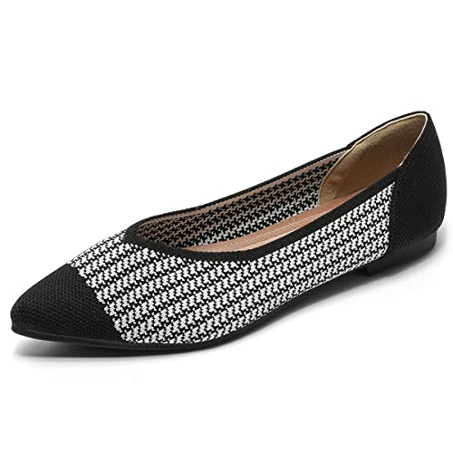 Semwiss Women's Pointed Toe Ballet Flats - Comfortable Casual Shoes