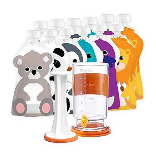 Squooshi Baby Food Pouch Maker + 12 Pouches