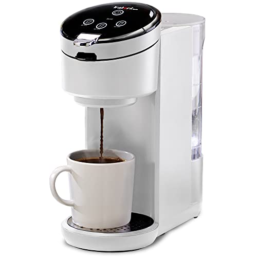 Instant Single Serve Coffee Maker with Reusable Pod and Bold Setting