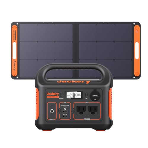 Jackery Solar Generator 300 with SolarSaga 100W Panel