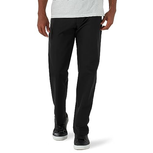 Lee Men's Total Freedom Stretch Relaxed Fit Flat Front Pants