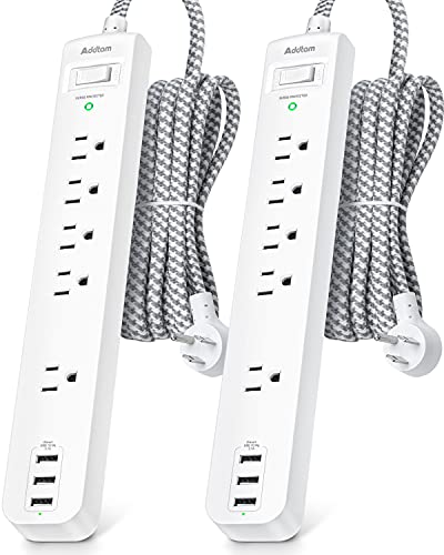 Power Strip Surge Protector - Pack of 2