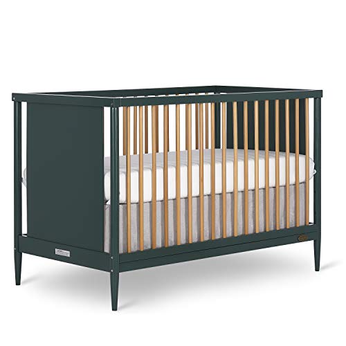 Dream On Me Clover 4-in-1 Convertible Crib in Olive