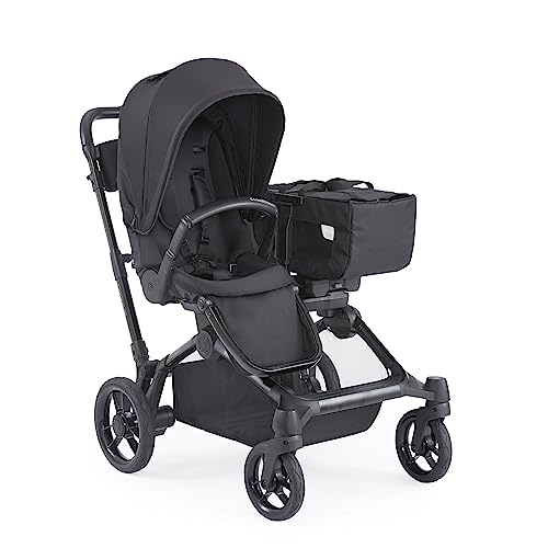 Contours Element Side-by-Side Convertible Stroller - Stealth Black