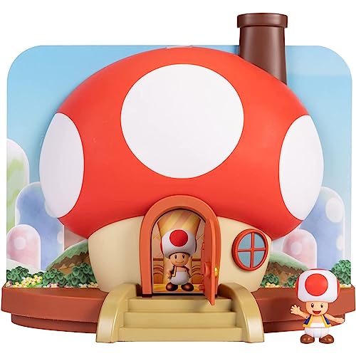 Deluxe Toad Action Figure Playset - 2.5" (From SUPER MARIO)
