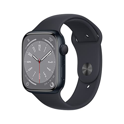 Apple Watch Series 8 GPS 45mm with Midnight Aluminum Case and Sport Band