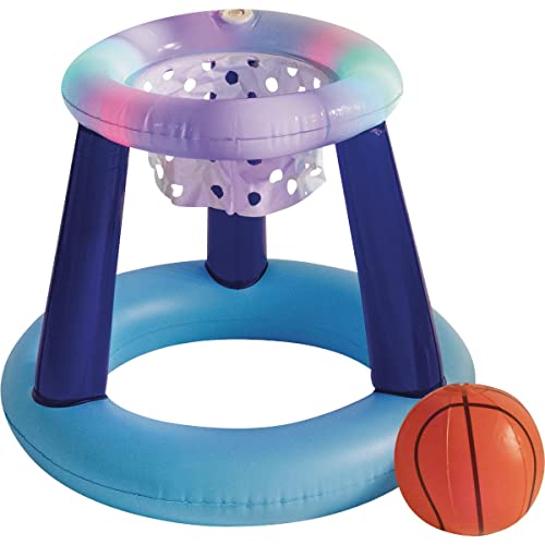Illuminated Floating LED Basketball Set