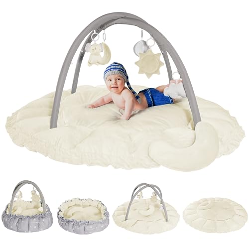 Thick Plush 5-in-1 Baby Play Gym