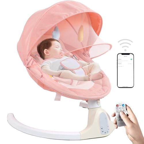 Electric Baby Swing with Bluetooth Music