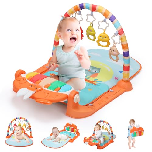 Baby Gym Play Mat with Sound &amp; Light