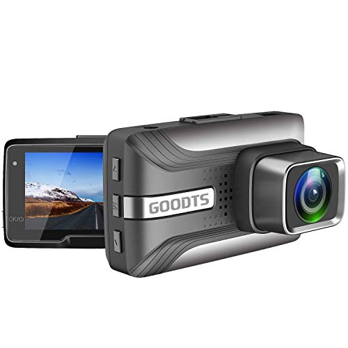 GOODTS 1080P Full HD Dash Cam with 2.45 Inch Screen
