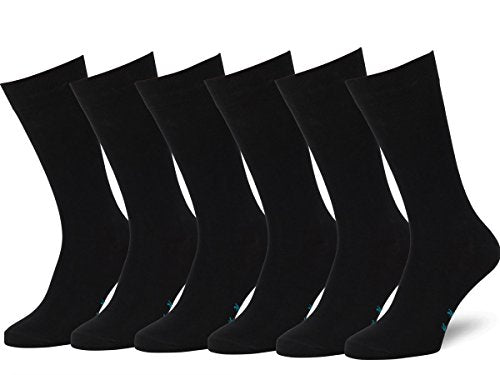 Easton Marlowe Men's Dress Socks - 6 Pair Set