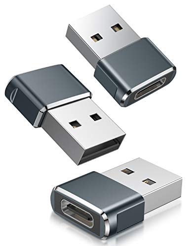 Basesailor USB to USB C Adapter, 3 Pack