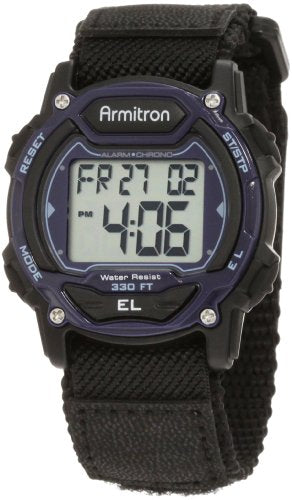 Armitron Sport Unisex Digital Chronograph Nylon Strap Watch