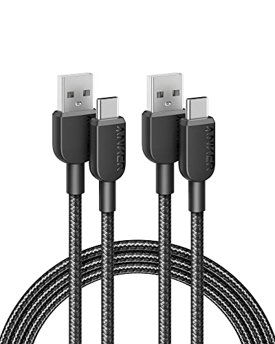 Anker 2 Pack USB-C Charger Cables, 6ft